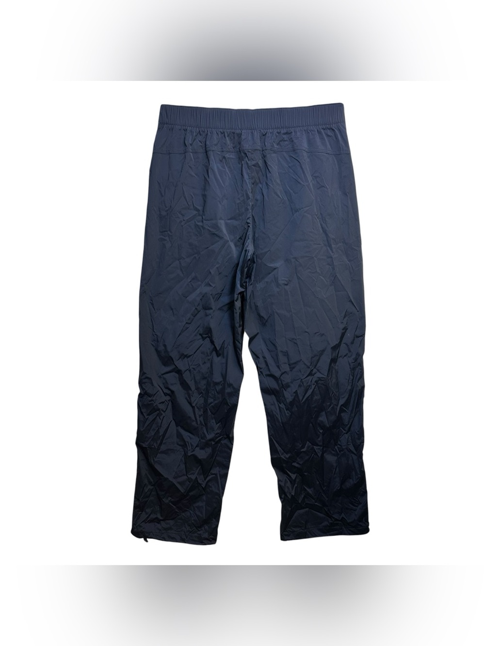 Athleta Rise Pant Women’s L Tall Navy Water Repellent Wrinkle Resistant NWT - Picture 3 of 9